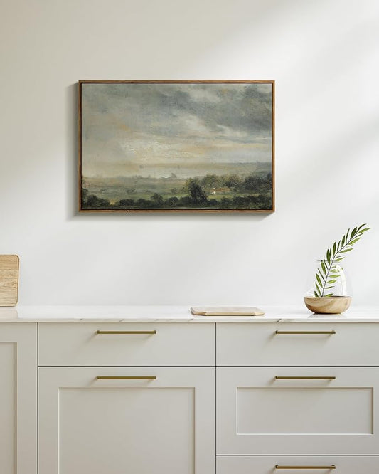 InSimSea Framed Canvas Wall Art, Vintage Decor, Modern Farmhouse, Cottagecore - Image 2