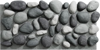 EverStone River Rock Faux Rock Panel, Azure Stone Color by EkenaMillwork