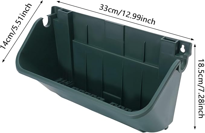 Vertical Wall Planter with 24 Pots, Hanging Garden Plant Flowerpot Holder - Image 2