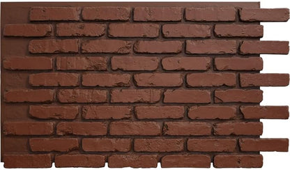 EverStone Aged Brick Faux Brick Panel, 46 7/8"W x 27"H x 1 1/4"D by EkenaMillwork