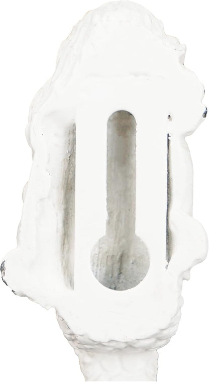 SOFFEE DESIGN 2pcs White Mermaid Shape Metal Coat Hooks, Playful 3D Mermaid - Image 8