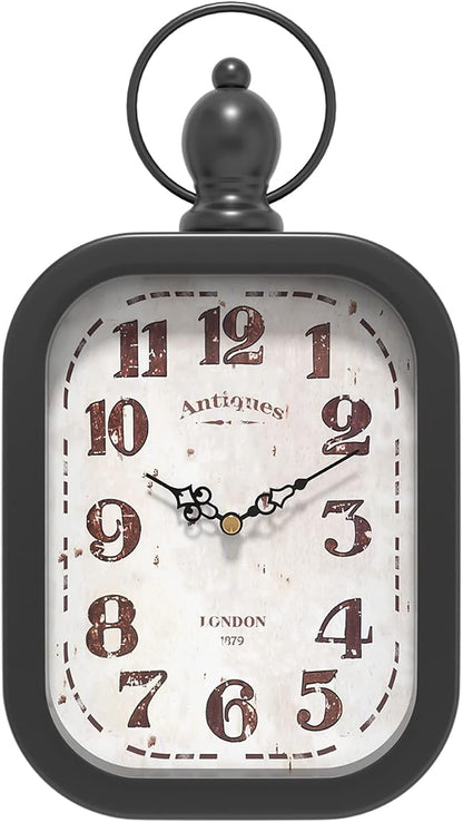 Menterry Small Retro Rectangle Wall Clock by Menterry