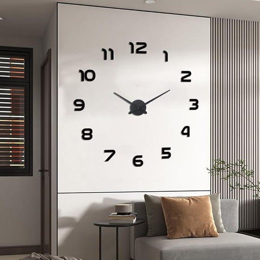Extra Large Digital Wall Clock Decorative Battery Operated, Minimalist - Image 2