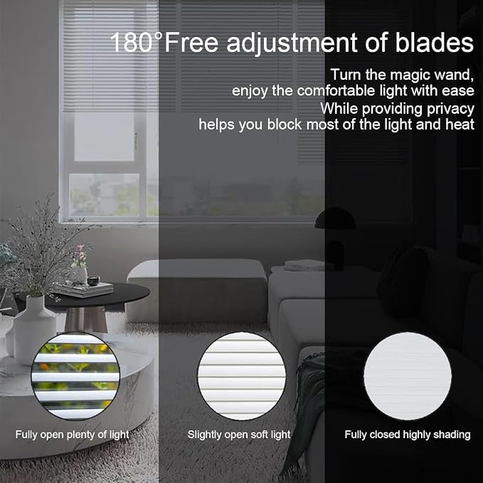 YIIBAII Mini Blinds Suitable Suitable - Image 2