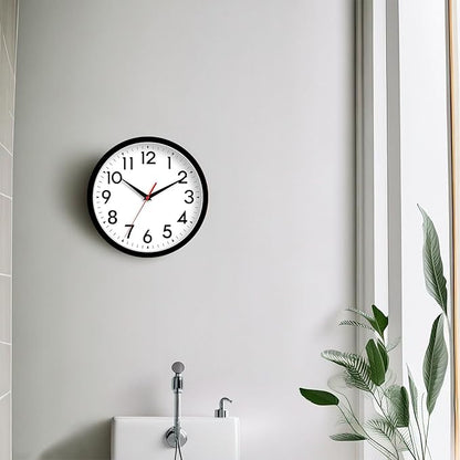 DAXSMY 12 Inch Wall Clock Silent Non-Ticking Battery Operated Analog Clock - Image 6