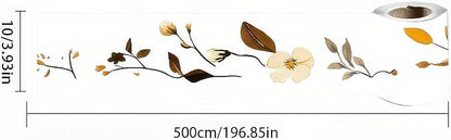 HOMETITUTE Wallpaper Border 4x196 Inch Peel and Stick Wall Border Wallpaper - Image 5