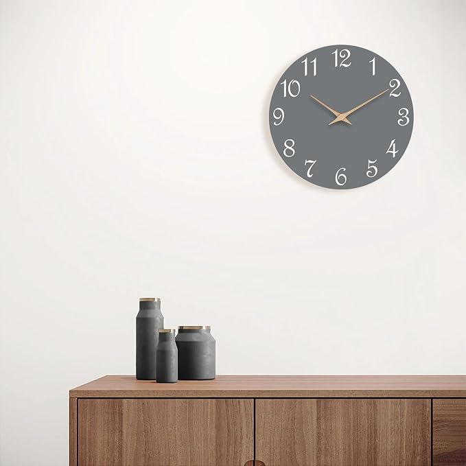 Mosewa Wall Clock Silent Non Ticking Decorative - Image 5