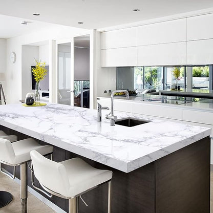 Arthome 60 x 508 cm Peel and Stick Marble Contact Paper, Self-Adhesive - Image 3