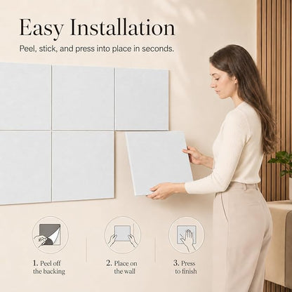 Large Cork Boards for Walls – 48" x 36" Self Adhesive Felt Wall Tiles - Image 4