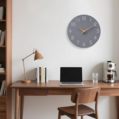 Mosewa Wall Clock Silent Non Ticking Decorative - Image 5