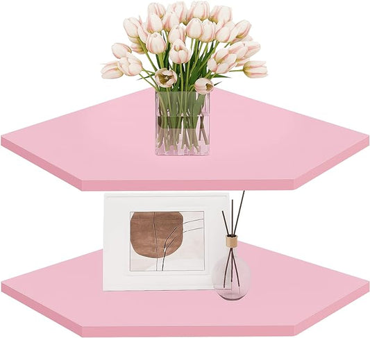 Homode Corner Floating Shelves, Corner Wall Shelf by Homode