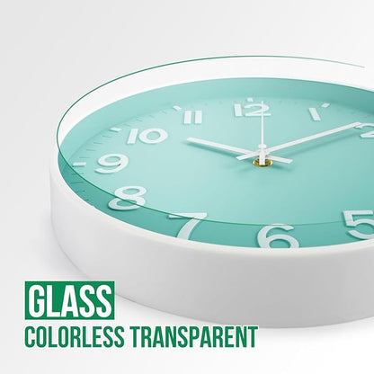 Wall Clock Modern Simple Quartz Decorative Clock Non-Ticking Silent Battery - Image 5