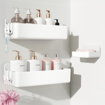 Nieifi Adhesive Wall Shelf, Shower Shelves, Shower Organizer by Nieifi