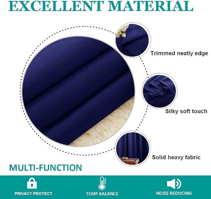 NICETOWN Wide Sliding Door Curtains - Image 4