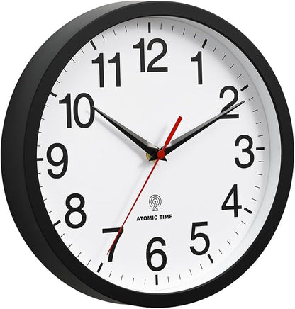 Rohioue Atomic Wall Clock, Modern 10 Inch Battery Operated Wall Clocks - Image 2