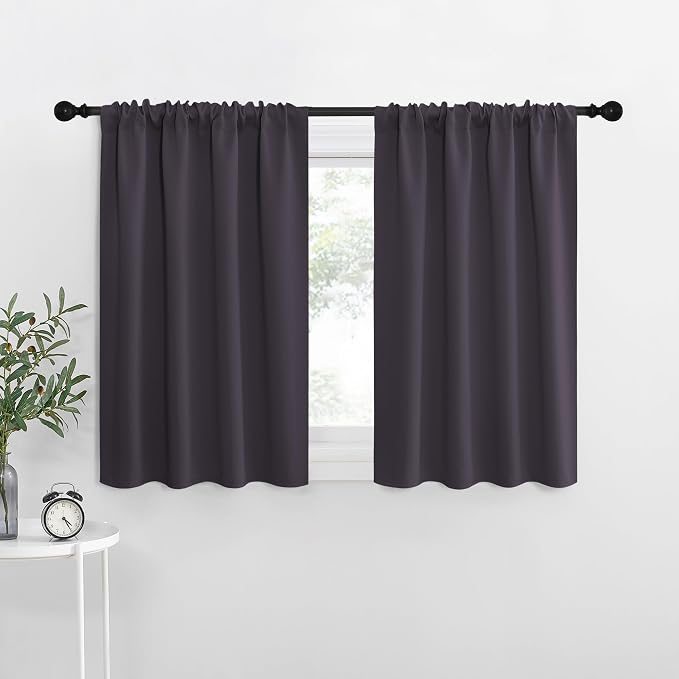 NICETOWN Kitchen Curtains, Short Blackout Curtains & Drapes, Thermal Insulated by NICETOWN