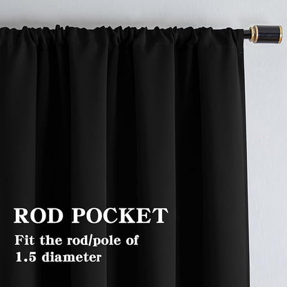 IGEMAEVE 100% Blackout Curtains - Image 2