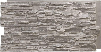 EverStone Canyon Ridge Faux Stone Panel, 45 3/4"W x 24 1/2"H x 1 1/4"D by EkenaMillwork