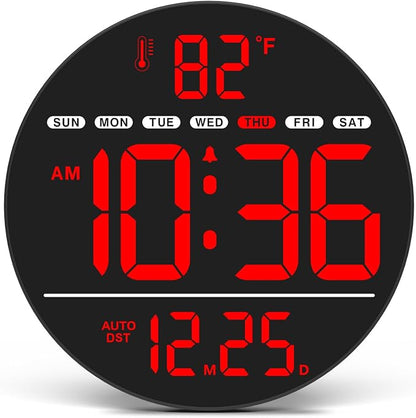 WallarGe Large Digital Wall Clock by WallarGe