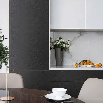 Black Silk Wallpaper Embossed Self Adhesive Peel and Stick Wallpaper Contact - Image 9