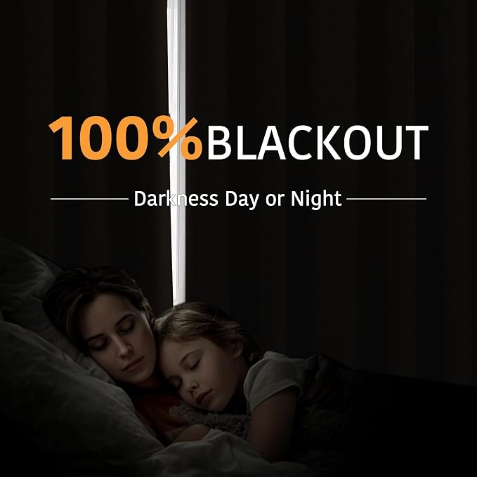RYB HOME 100% Blackout Room Divider Curtains - Image 3