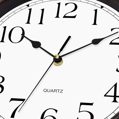 Foxtop 12 Inch Wall Clocks Battery Operated Silent Non-Ticking Classic Vintage - Image 5