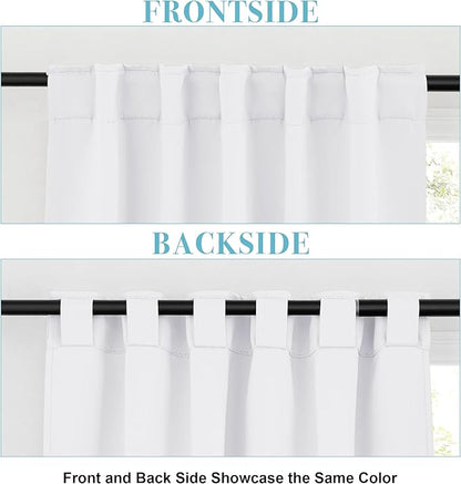 RYB HOME Small Curtains for Bedroom, Window Shades Thermal Insulating Privacy - Image 6