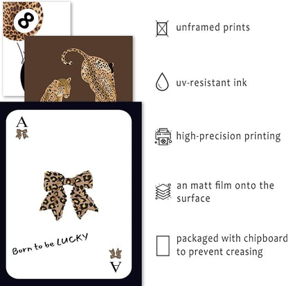 ANERZA 16 PCS Stockholm Style Room Decor, Cheetah Print Leopard Gallery Wall - Image 3
