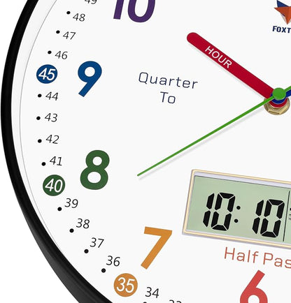 Foxtop Digital and Analog Learning Clock - Image 8