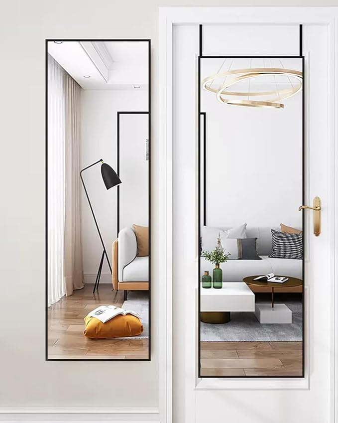 NEARBYSD 48"x 14" Door Mirror, Full Length Mirror Wall Mounted, Over The Door by NEARBYSD