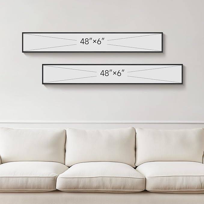 Long Narrow Framed Sage Green Vertical Abstract Wall Art Set, 2 Piece Modern - Image 5