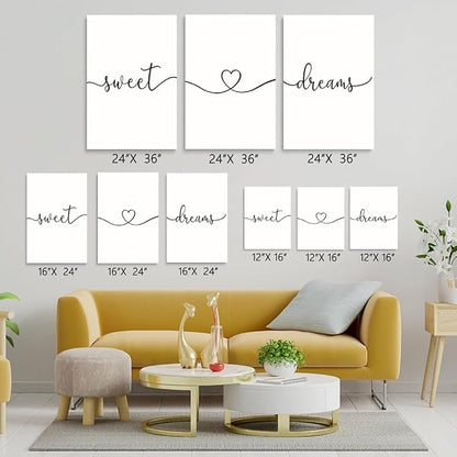 GUBIYU Sweet Dreams Wall Art Above Bed Decor - Image 6