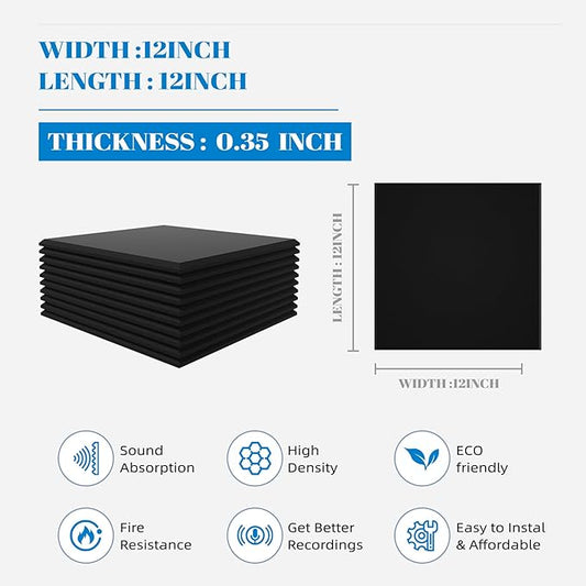 15 Pack Self-Adhesive Sound Proof Foam Panels - Image 2