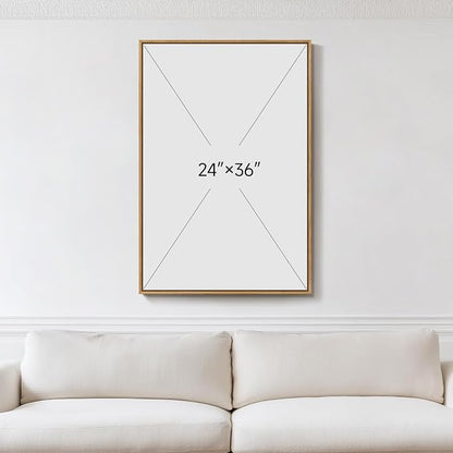 Framed Black and Beige Neutral Abstract Wall Art, Modern Canvas Prints - Image 3