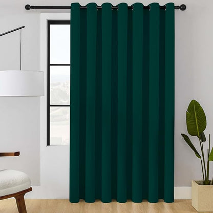 ChrisDowa Room Divider Curtain 96 Inches Long, Wide Blackout Sliding Door by ChrisDowa
