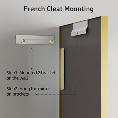 24”x36” Bathroom Vanity Mirror, Modern Wall Mirror - Image 7