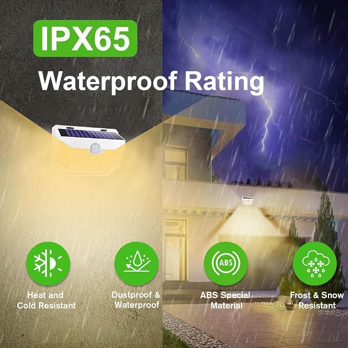 HMCITY 120 LED Solar Lights Outdoor - Image 5