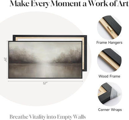 Framed Abstract Landscape Wall Art - Image 7