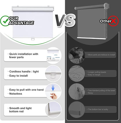 Cordless Roller Shades Blackout Blinds - Image 3