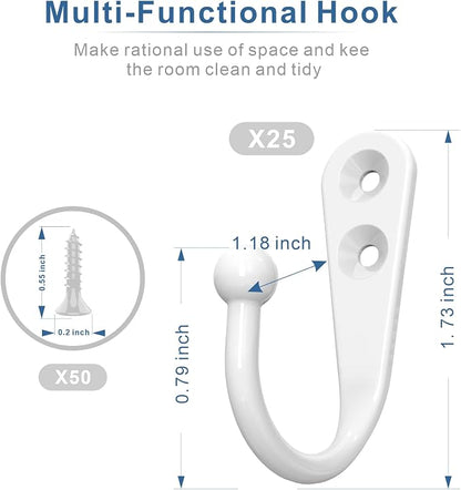 ZAYBOD Coat Hooks for Wall, Decorative Hanging Hooks for Coats, and Bags - Image 3