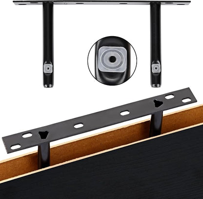 Fixwal Black Shelves, 15.8in Floating Shelves, Farmhouse Shelf Wall Decor - Image 4