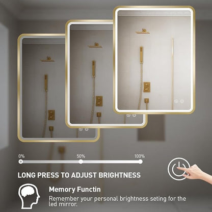 24x32 Inch LED Bathroom Mirror - Image 4
