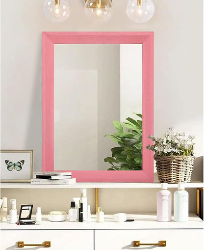 AAZZKANG Rectangle Mirror with Wood Frame Modern Farmhouse Wall Mirrors Decor - Image 4