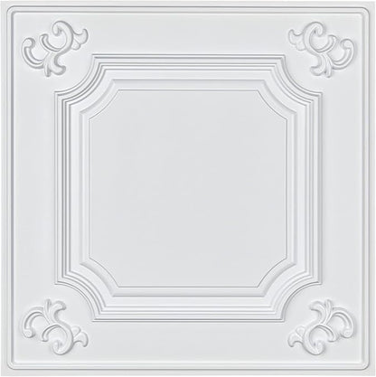 Art3d Drop Ceiling Tiles 24x24 in White, Wainscoting Panels Glue Up 2x2 - Image 2