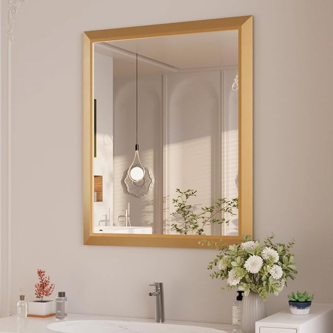 Amorho 30x36 Inch Bathroom Mirror, Wall-Mounted Mirrors Perfect by Amorho