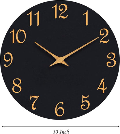 Roymnie Wall Clock, 10 Inch Modern Wall Clocks Battery Operated, Silent Non - Image 7