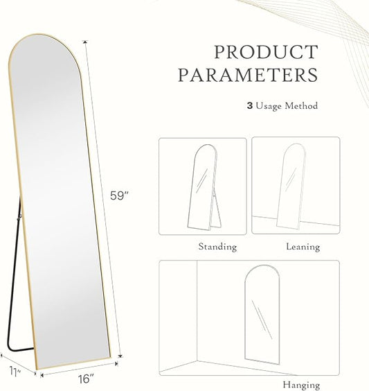 Mirror Full Length, Upgraded Body Wall Mirrors - Image 2