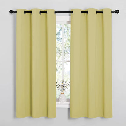 NICETOWN Paler Yellow Blackout Curtains by NICETOWN