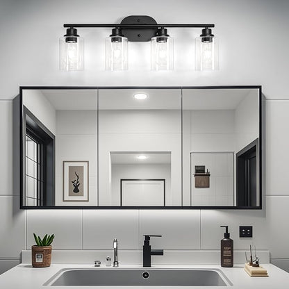 Ascher 4-Light Bathroom Light Fixtures, Modern Vanity Lights - Image 9