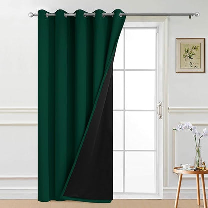 Yakamok 100% Blackout Lined Panels, Thermal Insulated Blackout Curtains by Yakamok